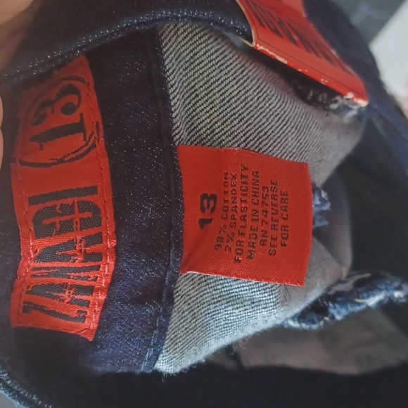 Zanadi high rise sailor button shorts, Sz 13, NWT - Picture 4 of 4